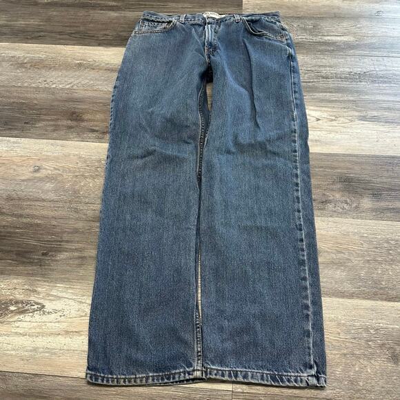 Vintage‎ y2k 2000s Levis 550 Medium Wash Blue Mens 34x30 Relaxed Denim Jeans - Picture 1 of 13